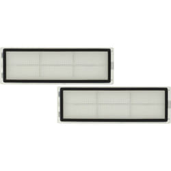 Vhbw - 2x Filtre hepa avec socle compatible avec Xiaomi Mijia 1C STYTJ01ZHM, Mi Robot Vacuum Mop 1C, Mijia 1C robot aspirateur - Filtre à air, 15 x 5