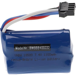 Vhbw - Batterie compatible avec udi 001 modéle rc (1100mAh, 7,4V, Li-ion, 57 x 37 x 19 mm)