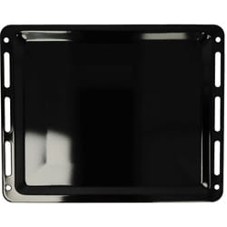 Plaque de four compatible avec Siemens HM676G0S6/35, HM676G0S1/24, HM676G0S6/26 Four - 45,5 x 36,1 x 2 cm, anti-adhésif, émaillée noir - Vhbw