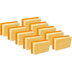 Lot de 10x filtres plissé plat compatible avec Kärcher wd 6 p s V-30/6/22/T aspirateur - Élément filtrant - Vhbw