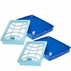 vhbw - the clever way Set de filtres de haute qualité pour votre aspirateur Ce set de filtres de rechange de 4 pièces de la m ...