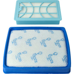 Vhbw - Lot de 2 filtres compatible avec Philips PowerPro Expert FC9747/09, FC9747 aspirateur - filtre d'échappement, filtre d'admission
