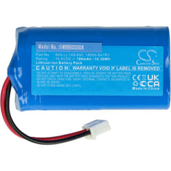 Vhbw - Batterie remplacement pour Ecovacs S04-LI-148-650, 201-1907-0302, 201-2005-0022 pour robot électroménager (700mAh, 14,8V, Li-ion)