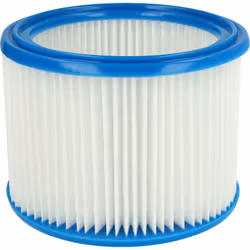 vhbw - the clever way Filtre plissé compatible pour votre aspirateur industriel, pour aspiration à sec ou humide - Finition s ...