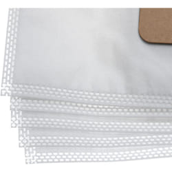 Vhbw - 20x Sacs compatible avec Severin SB9015, BC7035, BR7980 aspirateur - microfibre non tissée, 23,8cm x 26,7cm blanc