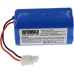 EXTENSILO Batterie remplacement pour Silvercrest 305857 pour robot électroménager (3400mAh, 14,8V, Li-ion)