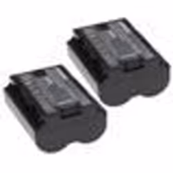 EXTENSILO 2x Batteries compatible avec Fuji / Fujifilm GFX100S X-S20 X-H2 appareil photo (2250mAh 72V Li-ion)