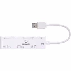 Renkforce CR45e lecteur de carte mémoire USB Blanc