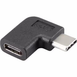 Adaptateur USB Renkforce - USB 3.1 (Gen 2) - 1x USB-C® mâle vers 1x USB-C® femelle - Noir