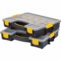 Informations techniques Coffret Orgainizer X" 2 piècesDimensions de production pour 2 pièces :370 x 286 x 140 mmPoids de prod ...