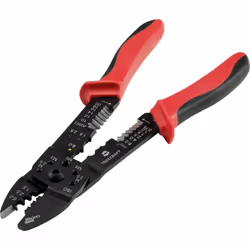 Toolcraft PLC-4131 Pince à sertir Noir, Rouge