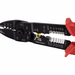 Toolcraft PLC-4131 Pince à sertir Noir, Rouge - Vue supplémentaire 8