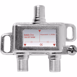 Renkforce RF-4416218, Diviseur de câbles, 5 - 2200 MHz, Argent, Femelle