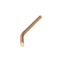 Toolcraft - KB-100 panne de fer à souder forme de burin, coudée taille de la panne 10 mm longueur de la panne 145 mm contenu 1 pc(
