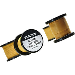 Fil de cuivre émaillé Diamètre extérieur (avec vernis isolant)=0.25 mm 156.5 m 0.10 kg A786552 - Block