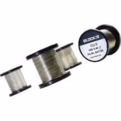 Fil de cuivre - BLOCK - Ø 0.80 mm - Blanc - 17 m - 0.10 kg