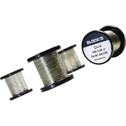 Fil de cuivre - BLOCK - Ø 0.80 mm - Blanc - 17 m - 0.10 kg