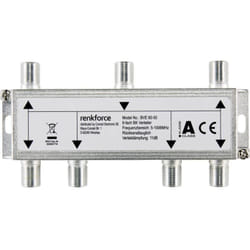 Renkforce - Répartiteur tv câble 6 voies 5 - 1006 MHz