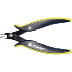 Toolcraft - 2238826 TO-6716478 antistatique (esd) Pince coupante diagonale sans facette 128 mm