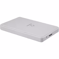 Renkforce RF-4505644, Boîtier disque dur/SSD, 2.5", SATA, Série ATA II, Série ATA III, 5 Gbit/s, Connectivité USB, Blanc