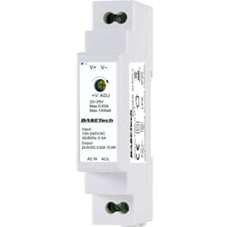 Basetech PSDS-15-24-2 Alimentation rail DIN 24 V 0.63 A 15 W Nbr. de sorties:1 x Contenu 1 pc(s)