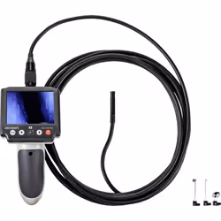 enquête Caméra étanche (indice de protection IP67) de 8 mm de diamètre 4 LED blanches variables Câble de 5 mètres avec tête d ...