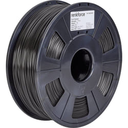 Renkforce RF-4511188 matériel d'impression 3D Acide polylactique (PLA) Noir 1 kg