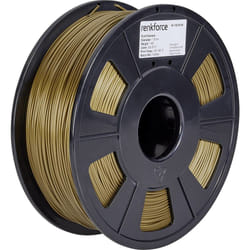 Renkforce RF-4511216 matériel d'impression 3D Acide polylactique (PLA) Or 1 kg