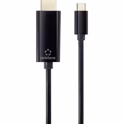 Renkforce RF-4531592 câble vidéo et adaptateur 1,8 m USB Type-C HDMI Noir