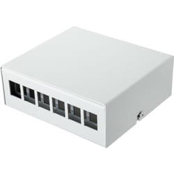 Renkforce - 6 ports Boîtier de point de consolidation pour modules Keystone non équipé non équipé A882282