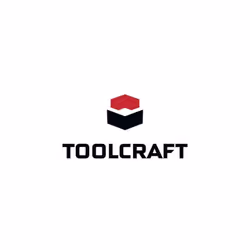 TOOLCRAFT 2267519 Porte anti-poussière avec ruban adhésif, fermeture éclair