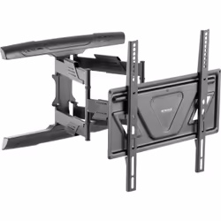 SpeaKa Professional SP-9067772, 200 x 200 mm, 400 x 400 mm, -15 - 7°, -60 - 60°, Acier, Noir