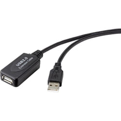 Renkforce RF-4535052 câble USB 5 m USB 2.0 USB A Noir
