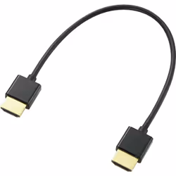 SpeaKa Professional SP-9076308, 0,2 m, HDMI Type A (Standard), HDMI Type A (Standard), Compatibilité 3D, 10,2 Gbit/s, Noir