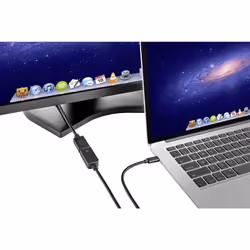 Renkforce RF-4538166 câble vidéo et adaptateur 1,8 m DisplayPort USB Type-C Noir