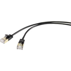 Renkforce RF-4538186 câble de réseau Noir 0,5 m Cat8.1 F/FTP (FFTP)