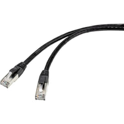 Renkforce RF-4538212 câble de réseau Noir 40 m Cat6a S/FTP (S-STP)