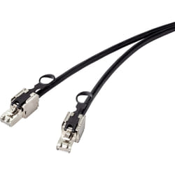 Renkforce RF-4538228 câble de réseau Noir 1 m Cat6a S/FTP (S-STP)