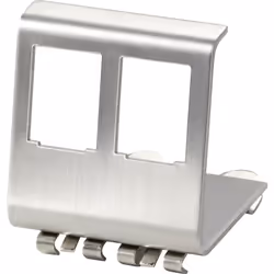 enquête Pour le montage de deux modules Keystone sur des rails DIN Pour modules RJ45 avec fonction d'encliquetage (façade 14  ...