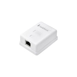 Adaptateur réseau montage apparent (en saillie) cat 5E blanc RF-4540910 - Renkforce