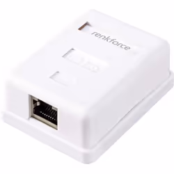 enquête Boîtier STP CAT 6 250 MHz 1 x sortie RJ45 Blanc (RAL 9003) Boîtier ABS description Que ce soit dans l'industrie, au b ...