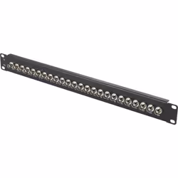 Renkforce RF-4541184, BNC, Noir, Montage de rack, 1U, 482,6 mm, 44,5 mm