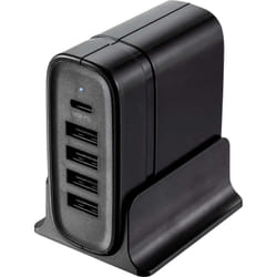 UC-5ACX001 Chargeur usb 41.5 w 4x usb-a, 1x usb-c® Power Delivery noir intérieure usb Power Delivery (usb-pd) A416702 - Voltcraft