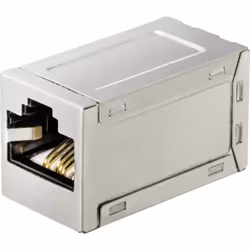 Renkforce RF-4562732, Plat, Métallique, RJ-45, RJ-45, Femelle, Femelle