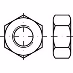 Informations techniques Matériau : plastique Norme DIN : DIN 555 Taille du filetage : M3 DIN 555 écrous hexagonaux PA en plas ...