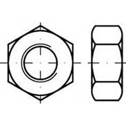 Toolcraft - TO-6855531 Écrou hexagonal M3 din 555 plastique 200 pc(s)