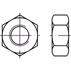 Informations techniques Matériau : laiton Norme DIN : DIN 934 Taille du filetage : M2 DIN 934 écrous hexagonaux en laiton dim ...