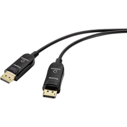 Renkforce RF-4598018 câble DisplayPort 15 m Noir