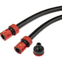 Toolcraft - TO-6897048 19 mm 3/4 pouce 1 pc(s) noir Tuyau d'arrosage 2 m A007982