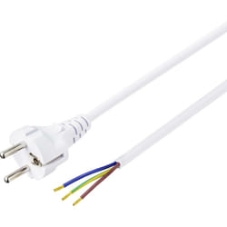 BT-2300326 alimentation Câble de raccordement blanc 1.50 m Y772582 - Basetech